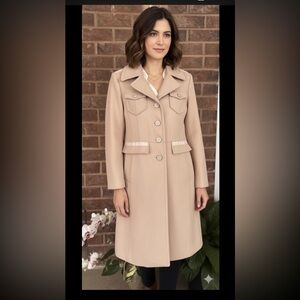 Kenneth Cole Women's Beige Trench Coat